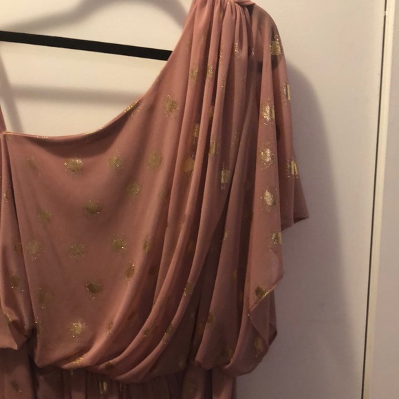 ADRIANNA PAPELL one shouldered asymmetric dress - Picture 3 of 5